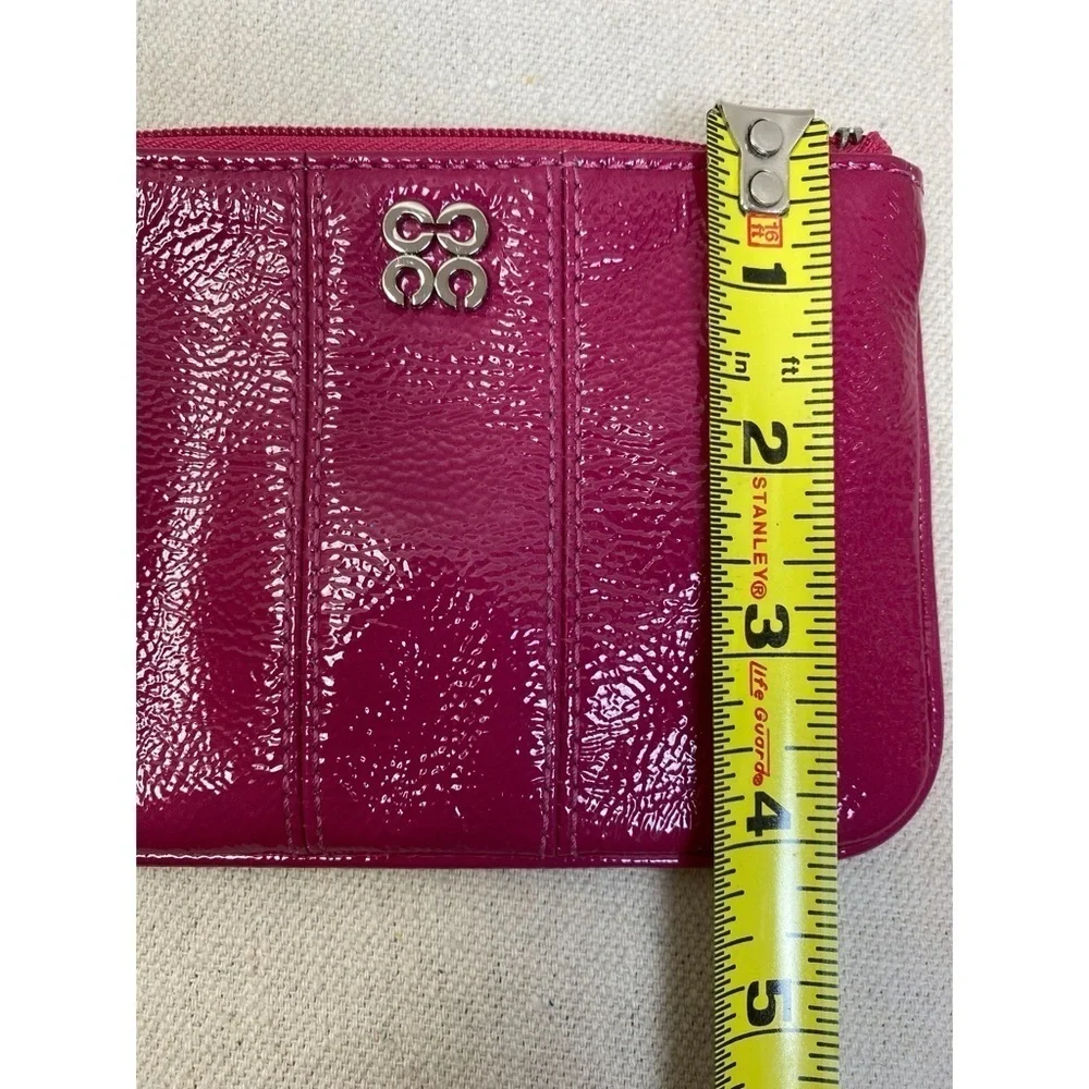 Coach Pink Patent Leather Wristlet